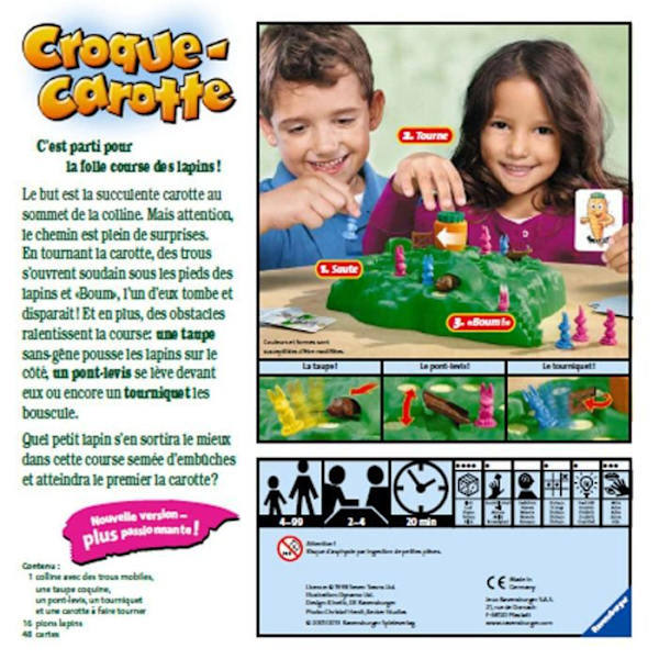 RAVENSBURGER Croque-Carrotte brädspel