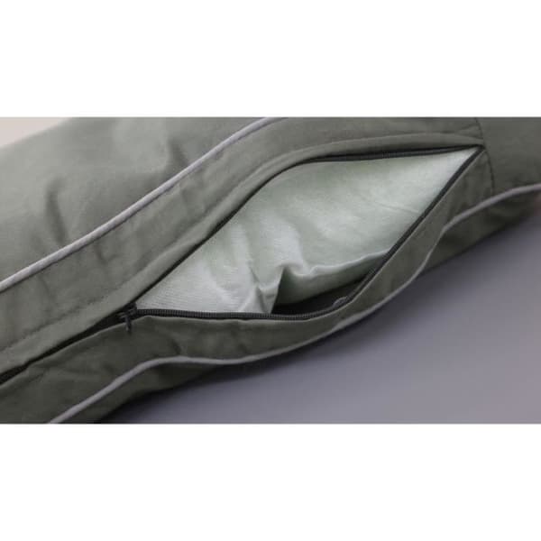 KERBL - Hundbädd L - 100 x 70 x 11 cm - JEROME kudde - Mörkgrön - -