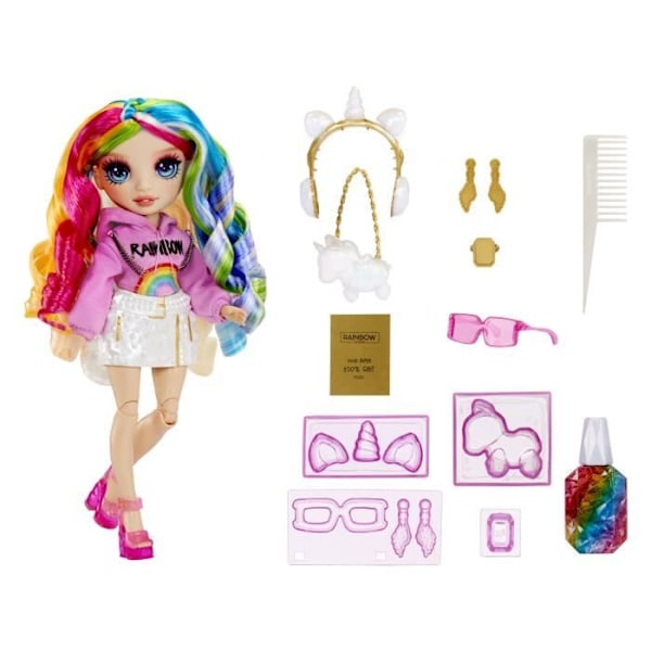 Rainbow High Crystal Skyltdocka 27 cm - Amaya