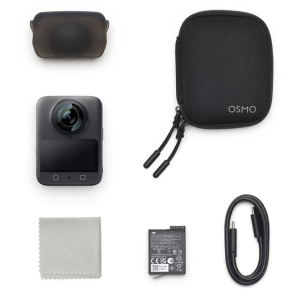 360°-kamera - DJI - Osmo 360 - 1-sensor - Native 8K-video - 120 MP 360°-foto