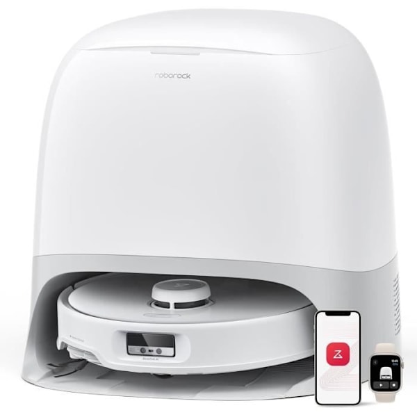 ROBOROCK QREVO CURV - Robotdammsugare med multifunktionsstation 3.0 - 18500 Pa - Anti-tangle System