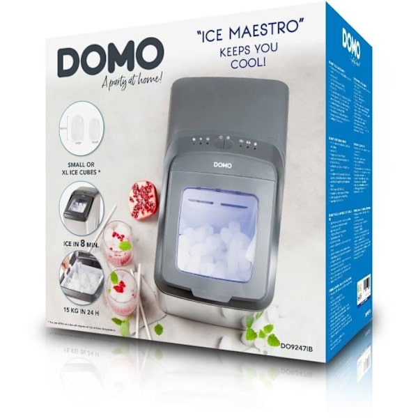 Pro ismaskin - DOMO - DO9247IB - 2,8 liter - 145 W - Isbitar på 8 min