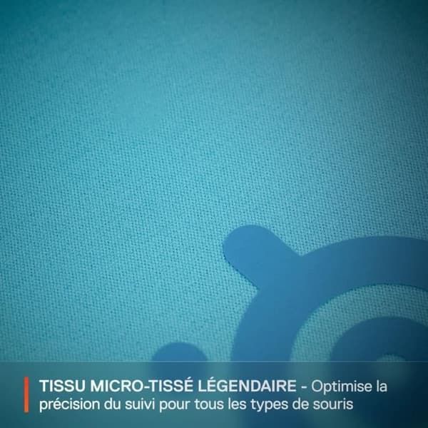 Gamingmusmatta - STEELSERIES - QcK L - Cyan