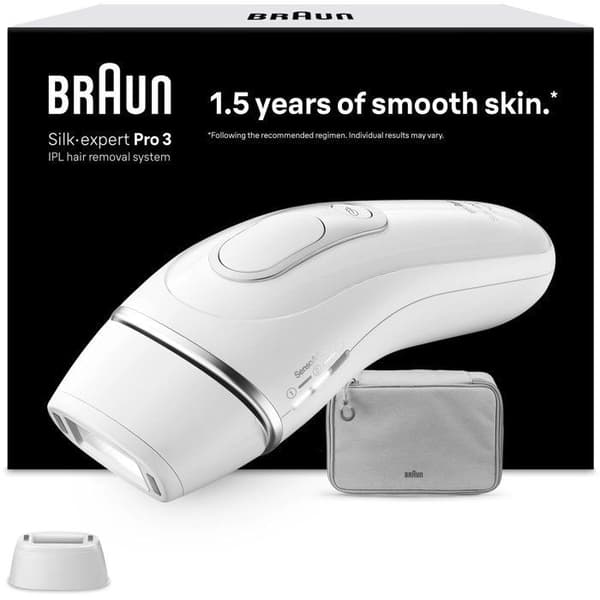 Pulsljusepilator - BRAUN - PL3020 - 3 intensitetsnivåer - 300 000 blixtar - Ansikte och kropp
