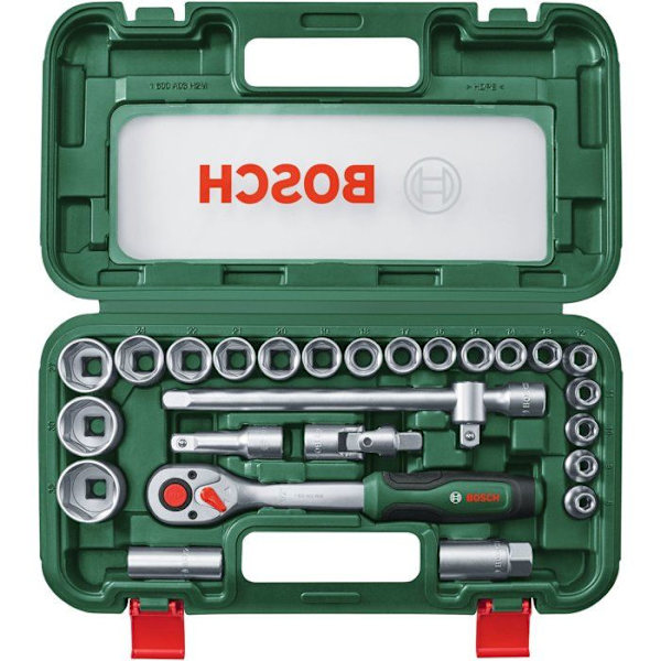 BOSCH 1/2 spärrnyckelsats - 26 delar