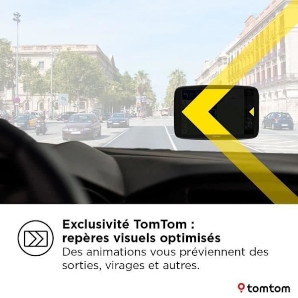GPS - TOMTOM - GO Navigator 2:a generationen - 6 tum - Wi-Fi-uppdatering - Europakartor