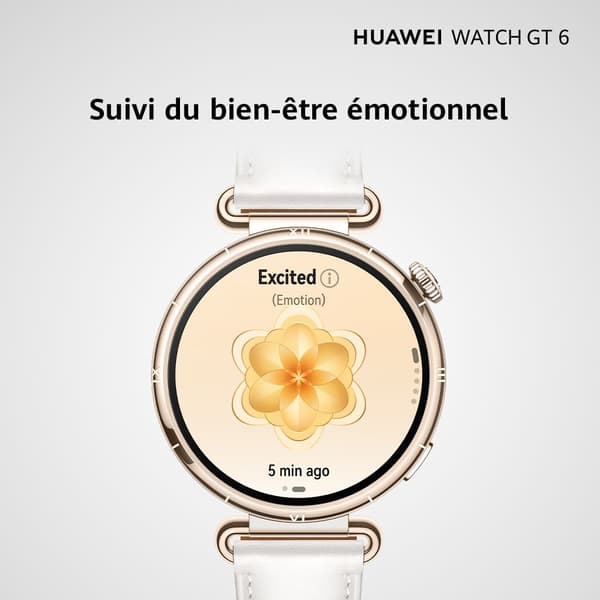 Uppkopplad klocka - HUAWEI - Watch GT6 - 41 mm - Guld