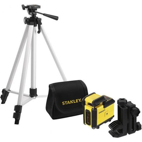 360° lasernivåkit + stativ - STANLEY - STHT77640-1 - Röd