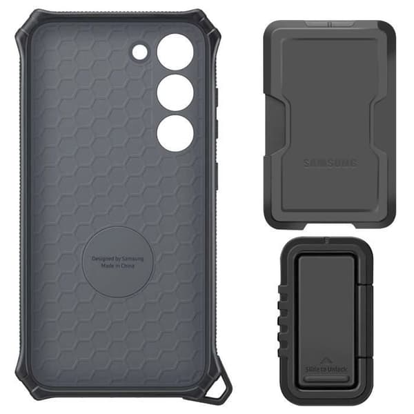Galaxy S25 Svart Förstärkt Skal