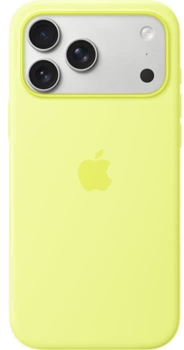 APPLE iPhone 17 Pro Max - Silikonskal med MagSafe - Neongul
