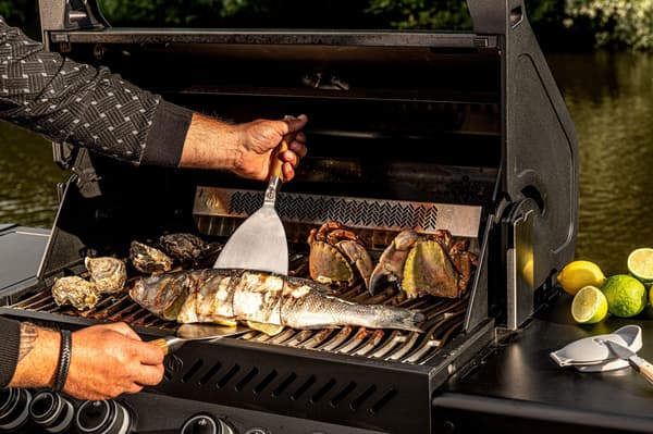Planchaspatel - SMIDDA - CHURRASCO - Rostfritt stål S - 34,5 x 16,5 x 4,55 cm
