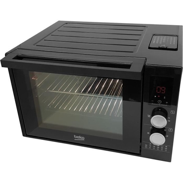 Miniugn - BEKO - BMF30QVB - 30 L - Multifunktion - Omrörd värme - LED-skärm - 7 funktioner - Svart