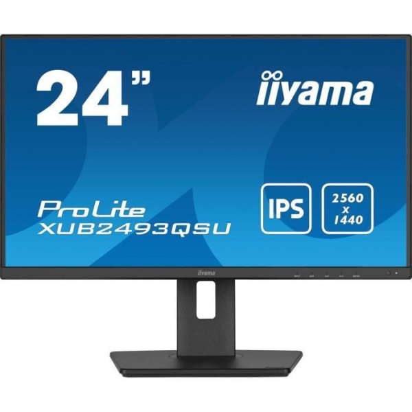PC-skärm - IIYAMA - XUB2493QSU-B5 - 24 IPS LED WQHD 2560 x 1440 - 4ms - 60Hz - HDMI DP