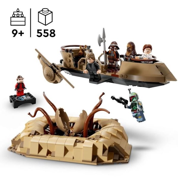 LEGO Star Wars 75396 The Desert Skiff and the Sarlacc Pit - Samlarset