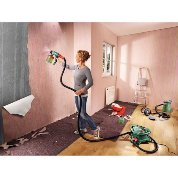 BOSCH Spraypistol PFS 5000 E - 1200 W - Flödeshastighet: 500 ml / min