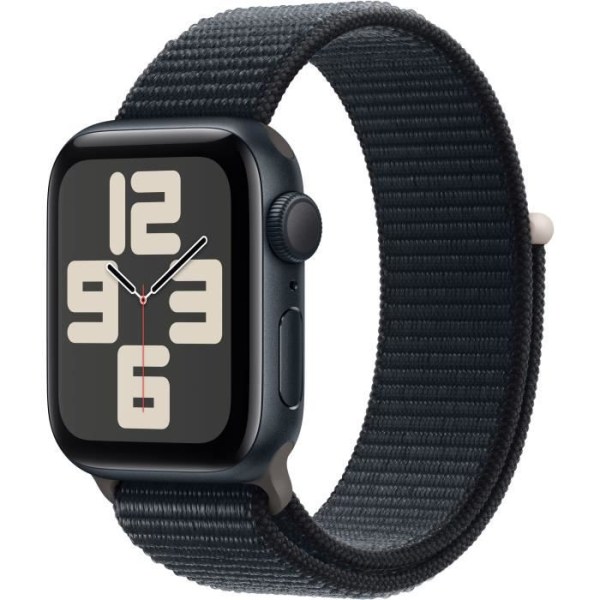 Apple Watch SE GPS - 40mm - Midnight Aluminium Fodral - Midnight Sport Loop Strap