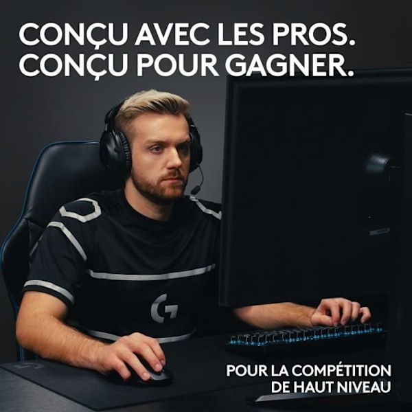Logitech G PRO X TKL LIGHTSPEED trådlöst tangentbord, LIGHTSYNC RGB - Svart