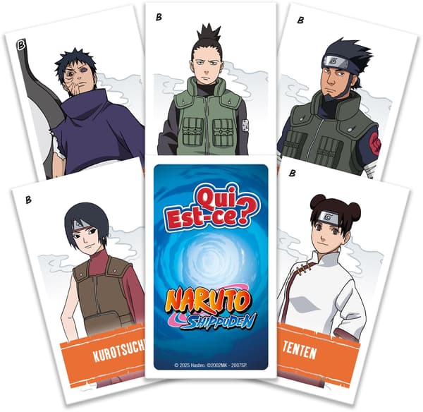 VEM ÄR DET? Naruto Shippuden - Brädspel - VINNANDE TRÄK - Ålder 8+