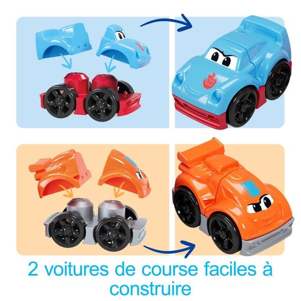 MEGA BLOKS - Racing- och bygglastbil - 19-delars set - MEGA Bloks - JFR29