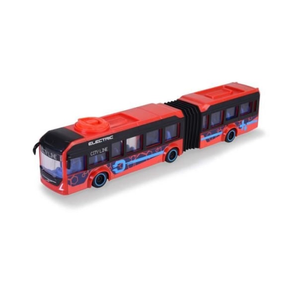 Dickie Toys Volvo ledbussleksak 40 cm Röd för barn