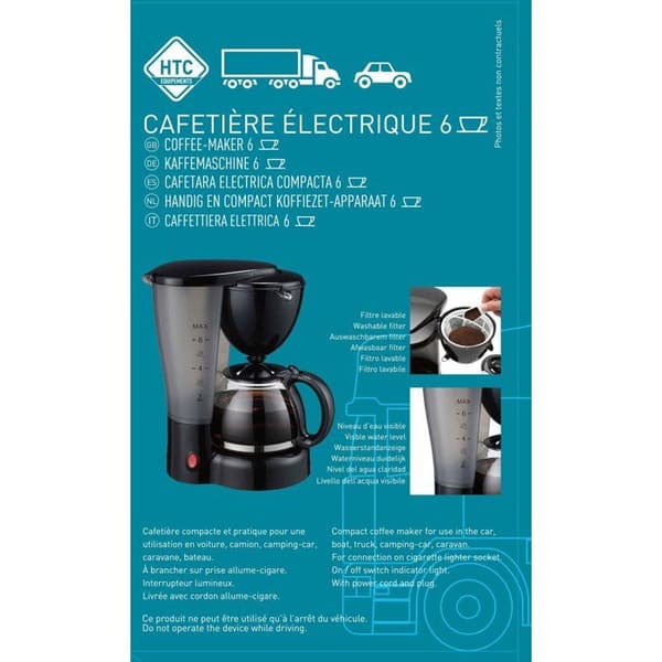 Filter kaffebryggare - Svart