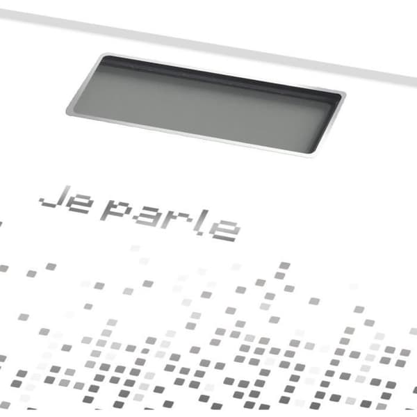 LITTLE BALANCE Talking Voice Scale 180kg / 100g - Svart