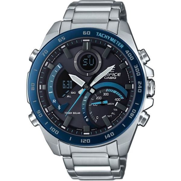 Klocka - CASIO - ECB-900DB-1BER - 51,5 mm - Solar - Bluetooth - Vattentät 10 barer