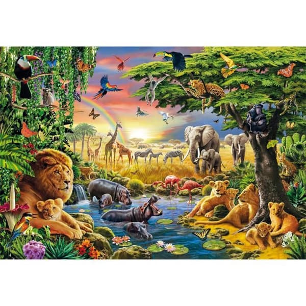 2000-bitars pussel - Den afrikanska samlingen