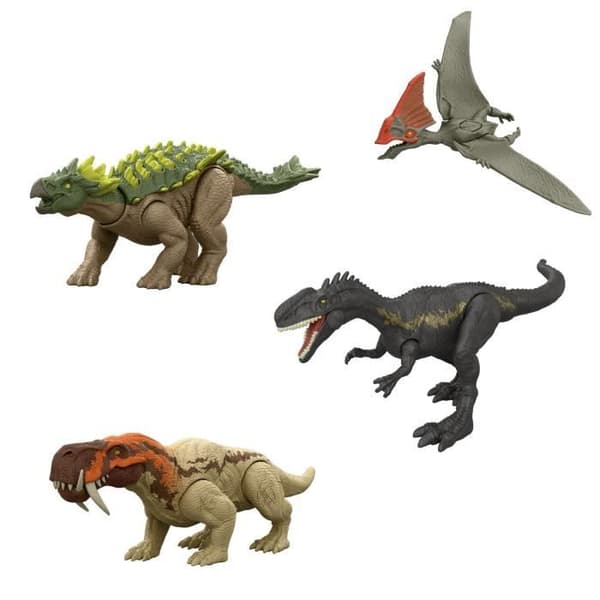 Jurassic World - Överraskningsattack - Ledad dinosauriefigur - JGB77