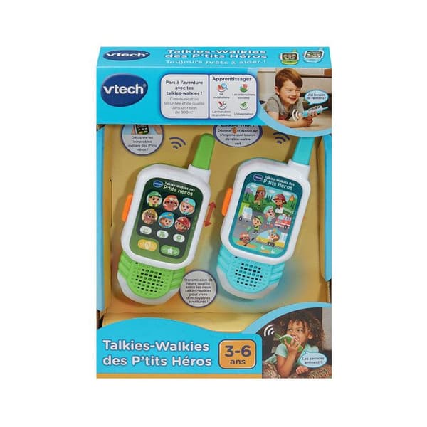 VTECH - LITTLE HEROES TALKIES-WALKIES - Flerfärgad