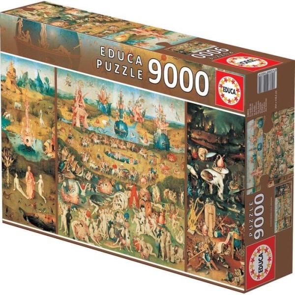 EDUCA Puzzle Garden of Delights 9000 Pieces