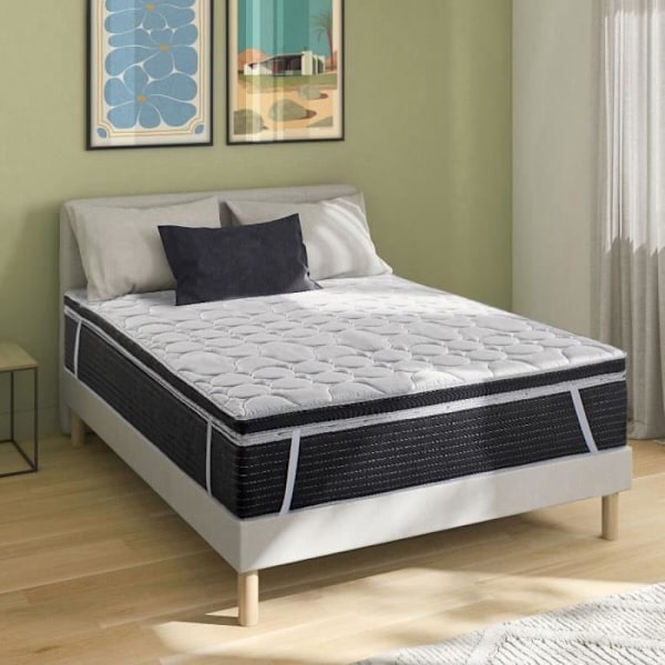 Övermadrass 140x190cm - 7cm - Mikrofibrer - DEKO DREAM