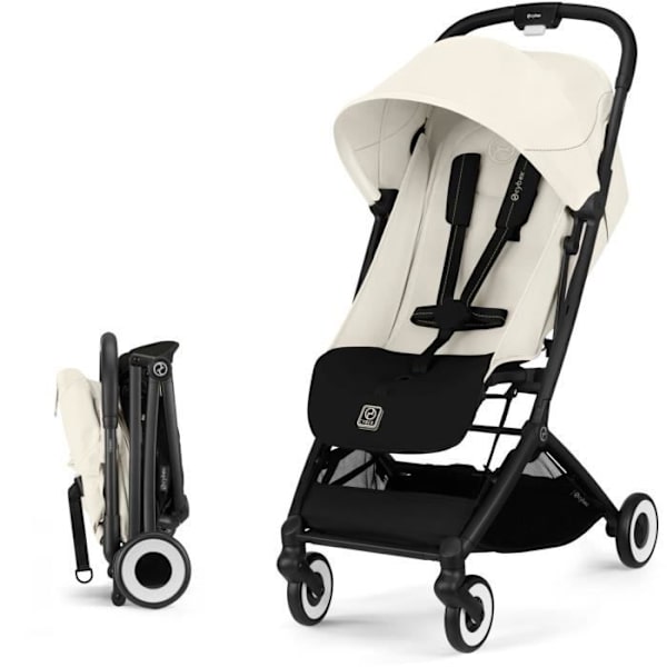 CYBEX - Ultrakompakt och bekväm barnvagn - ORFEO - 4 hjul - Canvas Vit