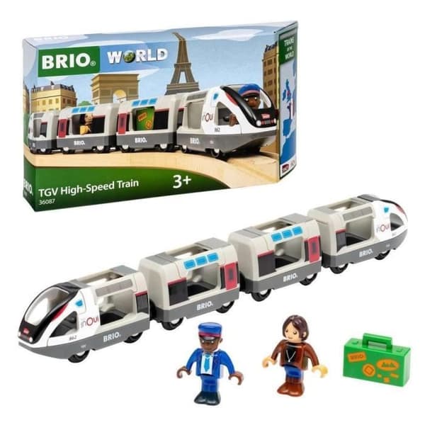 Brio Train TGV INOUI SNCF - träbana
