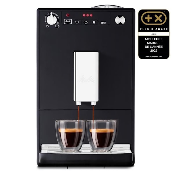 MELITTA E950-101 Automatisk espressomaskin med Caffeo Solo-kvarn - Svart