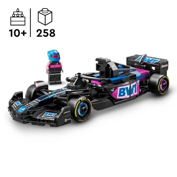 LEGO Speed Champions 77248 F1 Bil BWT Alpine Team A524 10 års byggset