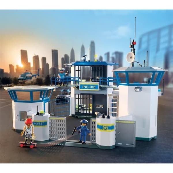 Playmobil 71873 Poliscentral, Poliser, Stadsaction, 253 delar, Ålder 4+