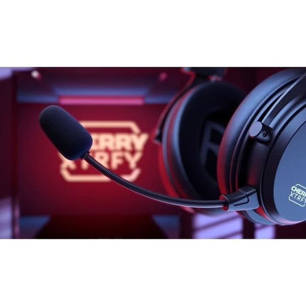 Cherry XTRFY H3W Pro Trådlöst Gamingheadset - 100 timmars batteritid - Bluetooth 5.1 - Svart