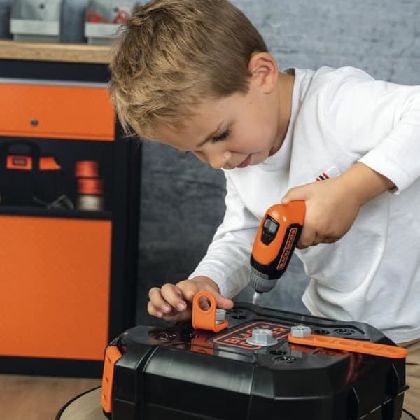SMOBY - Black & Decker - Gör-det-själv-väska - från 3 år