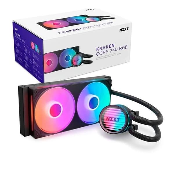 NZXT - Kraken Core RGB - RL-KR24C-B1 - Vattenkylning - 240mm