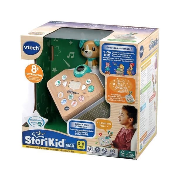 VTECH STORIKID MAX - MIN BERÄTTARE (LEKSAK MED FSC TRÄDEL)