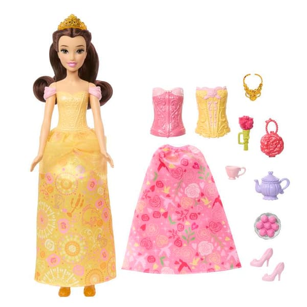 Belle och hennes kläder - Disneyprinsessa - JFJ82