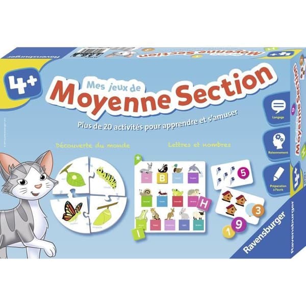 RAVENSBURGER Mina medelstora spel (pedagogiskt spel)