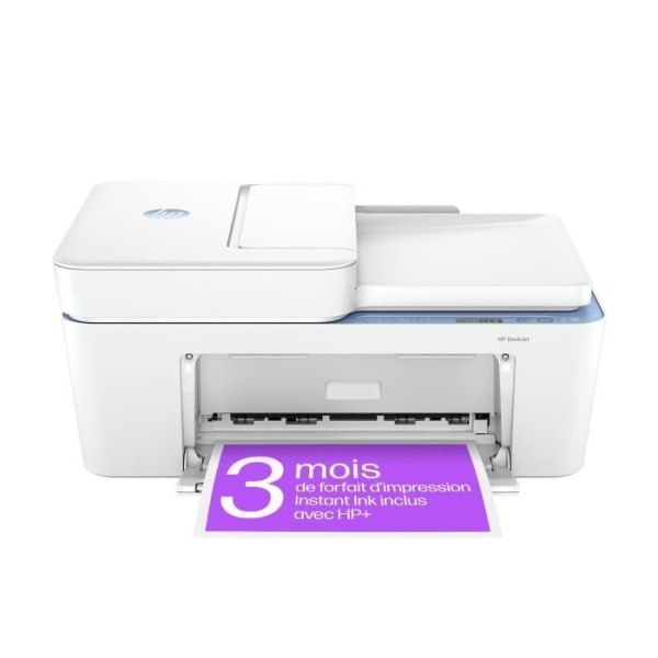 HP Deskjet 4222e Color Inkjet Copy Scan All-in-One-skrivare - 3 månaders Instant-bläck ingår i HP+