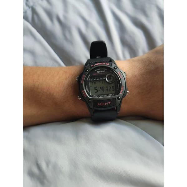 Klocka - CASIO - W-220H - Unisex - Svart - Kvarts - Digital