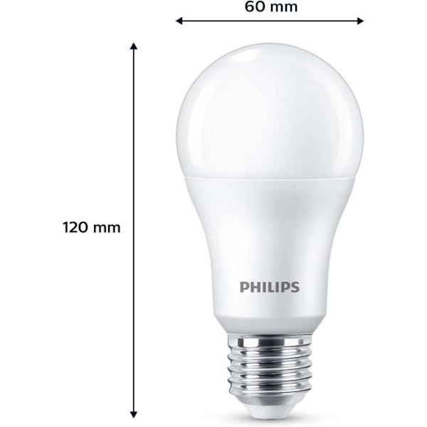 LED-lampa - PHILIPS - 100 W - A67 E27 - Cool White - Ej dimbar x 3