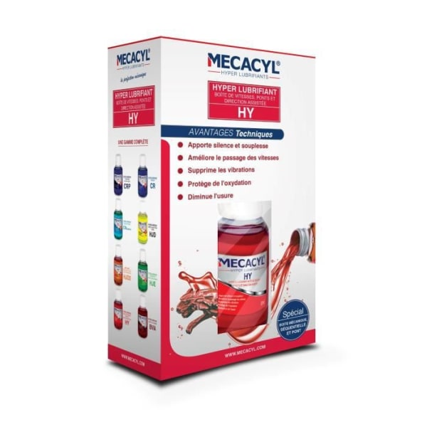 MECACYL HY Hyper-Smörjmedel - speciella mekaniska eller sekventiella växellådor - 100 ml