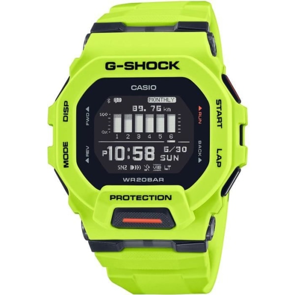 Klocka - CASIO - G-Shock Sport - GBD-200-9ER - Fluorescerande gul