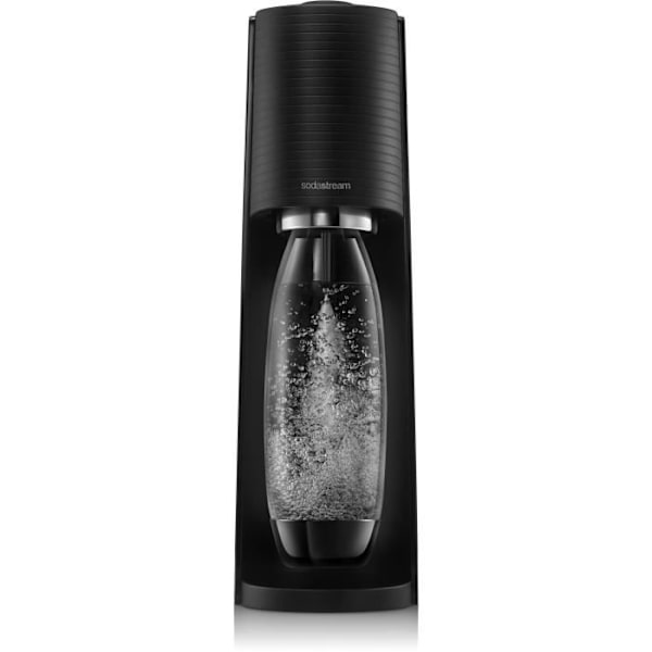 SODASTREAM TERRANLV - TERRA Black Machine Pack 2 LV-flaskor + 1 CQC utbytescylinder