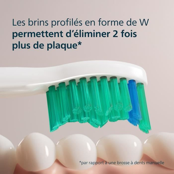 6-pack borsthuvuden - PHILIPS - HX6016/87 - C1 Vit